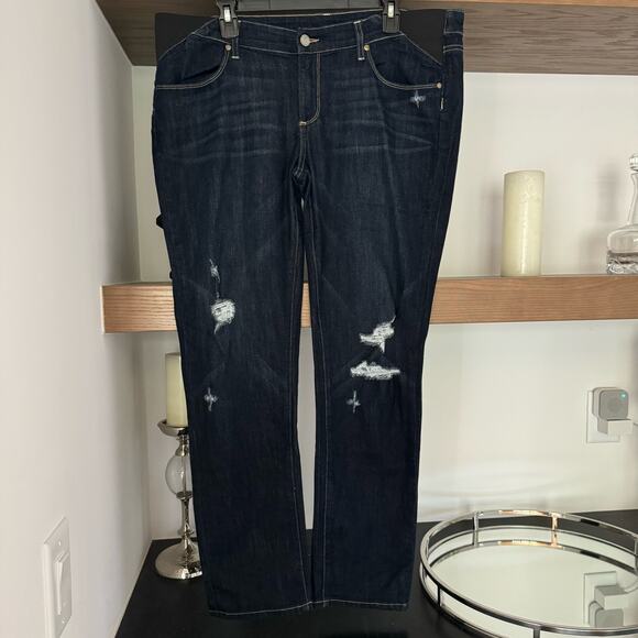 Paige Jimmy Jimmy Skinny Distressed Jeans - Picture 1 of 6